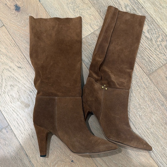 Jerome Dreyfus Brown Suede Slouchie Boots - Picture 4 of 9